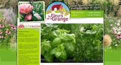 Desktop Screenshot of fleursdelagrange.com