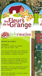 Mobile Screenshot of fleursdelagrange.com